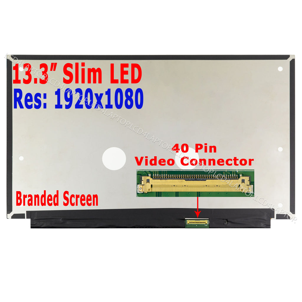 For IVO M133NVF3 R0 Laptop Screen 13.3" LCD LED FHD 120Hz