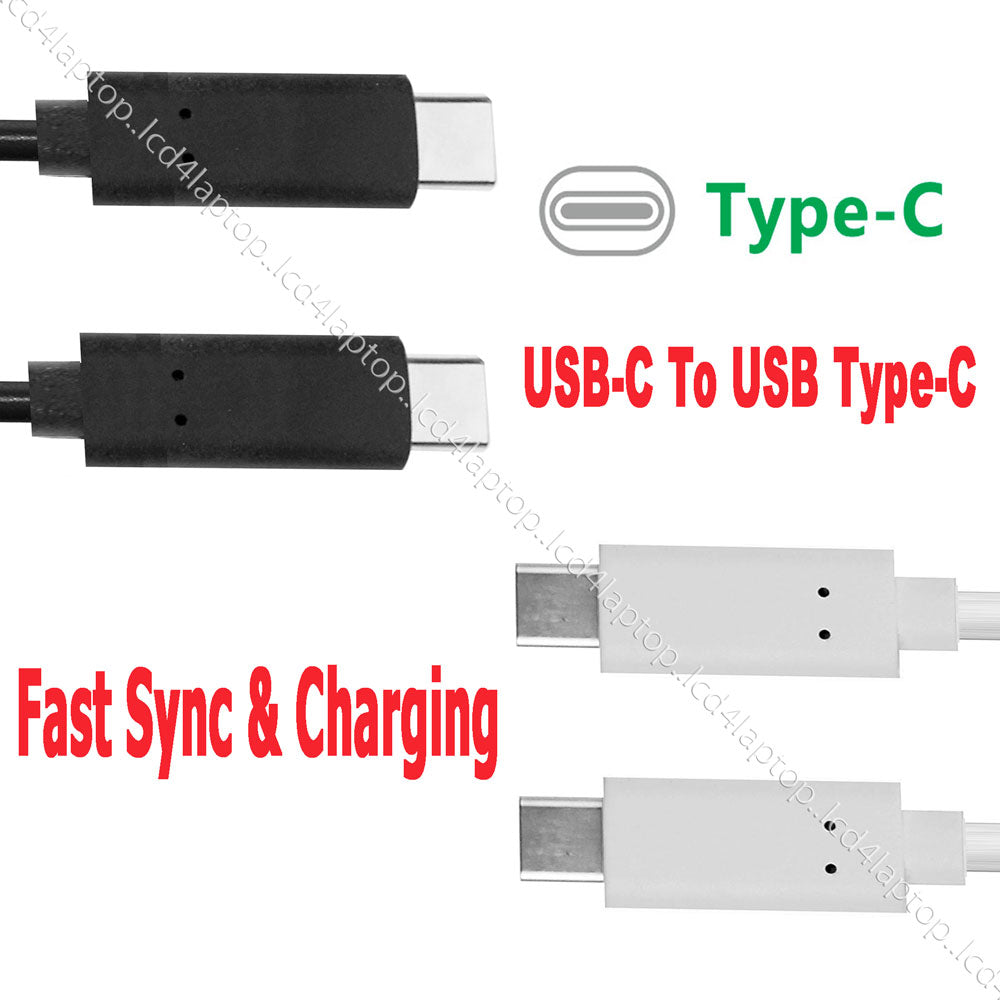 USB-C TO USB-C 3.1 Fast Sync & Charging Cable for Apple iPad Pro 11" 12.9" 2018 - Lcd4Laptop