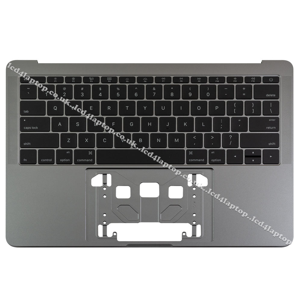 Apple Macbook Pro 13" A1708 Grey EMC: 2978, 3164 Palmrest Housing TopCase With US Layout Keyboard - Lcd4Laptop