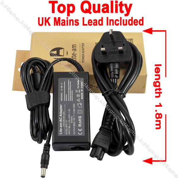 For Toshiba 65W 19V 3.42A 5.5*2.5mm Laptop AC Adapter Charger PSU - Lcd4Laptop