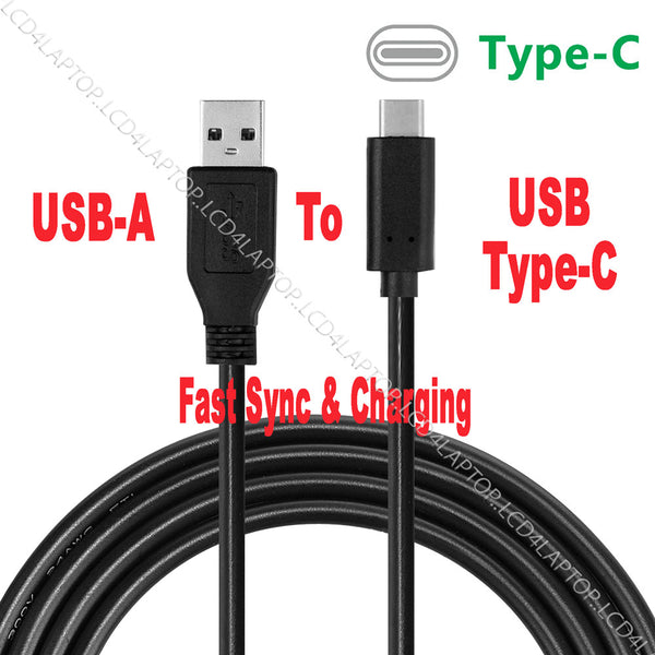 USB C Type Cable USB-C 3.0 Type C Male to USB 2.0 A Male 0.5m 1m -Black Or White - Lcd4Laptop