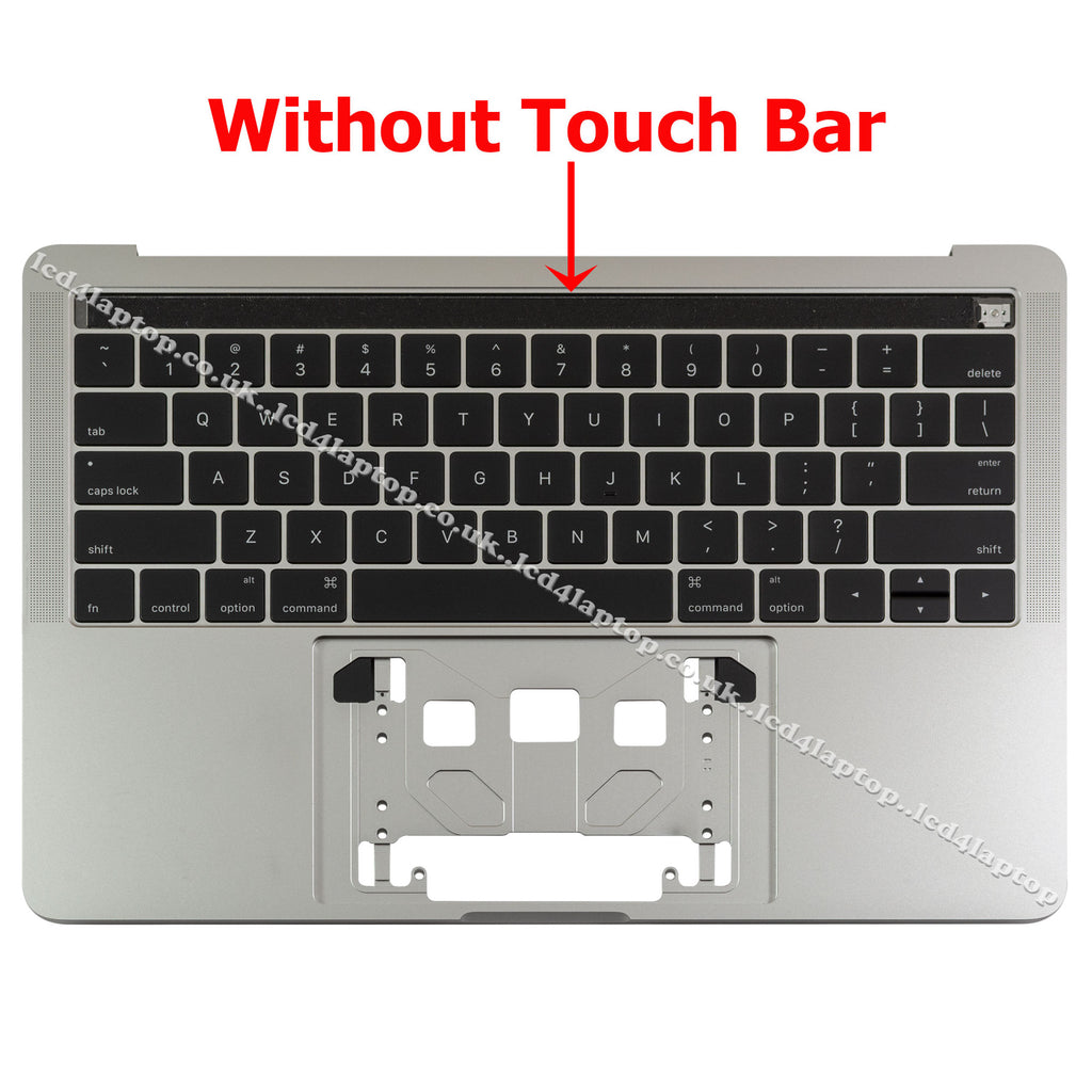 EMC 3163 3071 For Apple MacBook Pro A1706 Silver Topcase Palmrest + US Keyboard - Lcd4Laptop