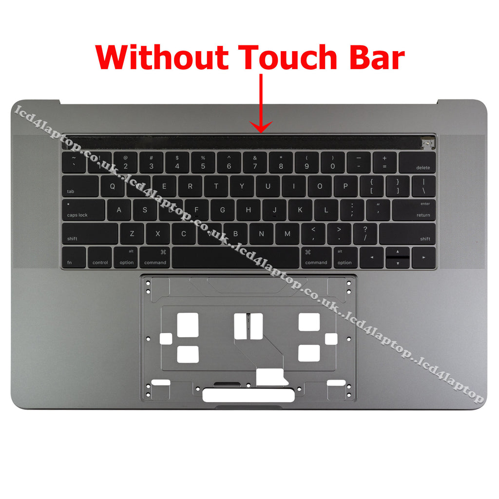 For Apple Macbook Pro 15" A1707 Grey EMC: 3072, 3162 Palmrest Housing TopCase With US Layout Keyboard - Lcd4Laptop