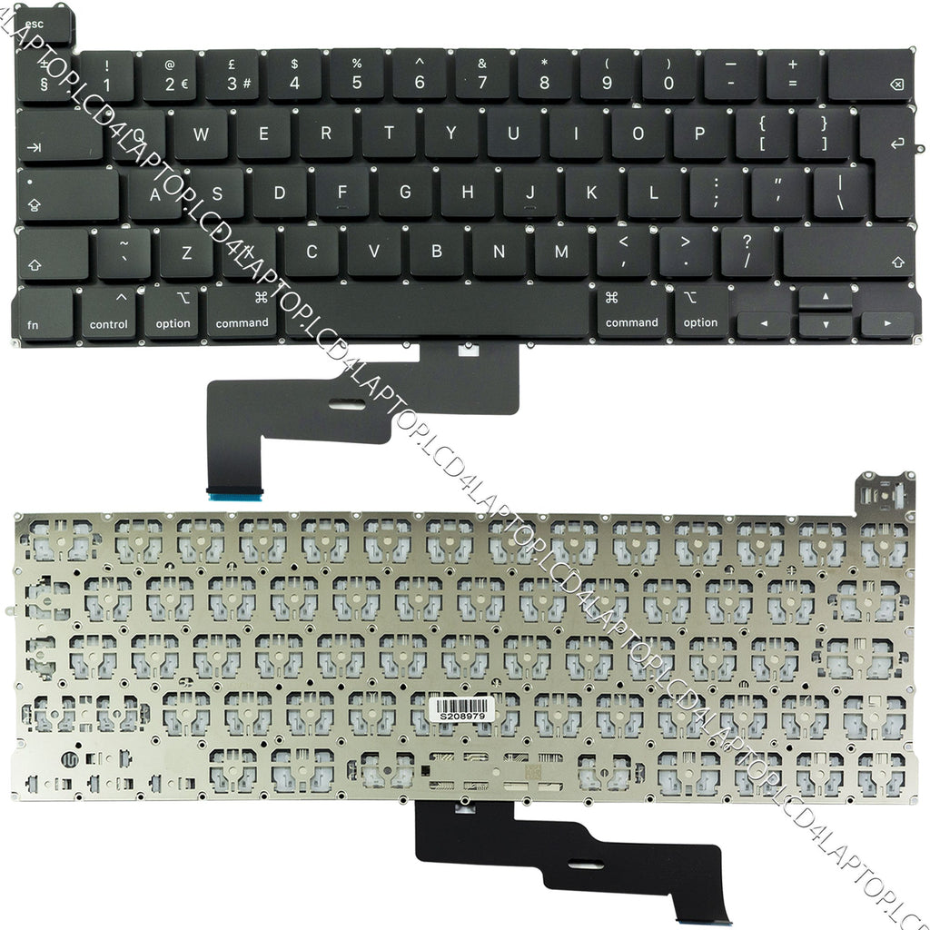 For Apple MacBook Pro 13" A2289 Black UK Laptop Keyboard EMC 3456 - Lcd4Laptop