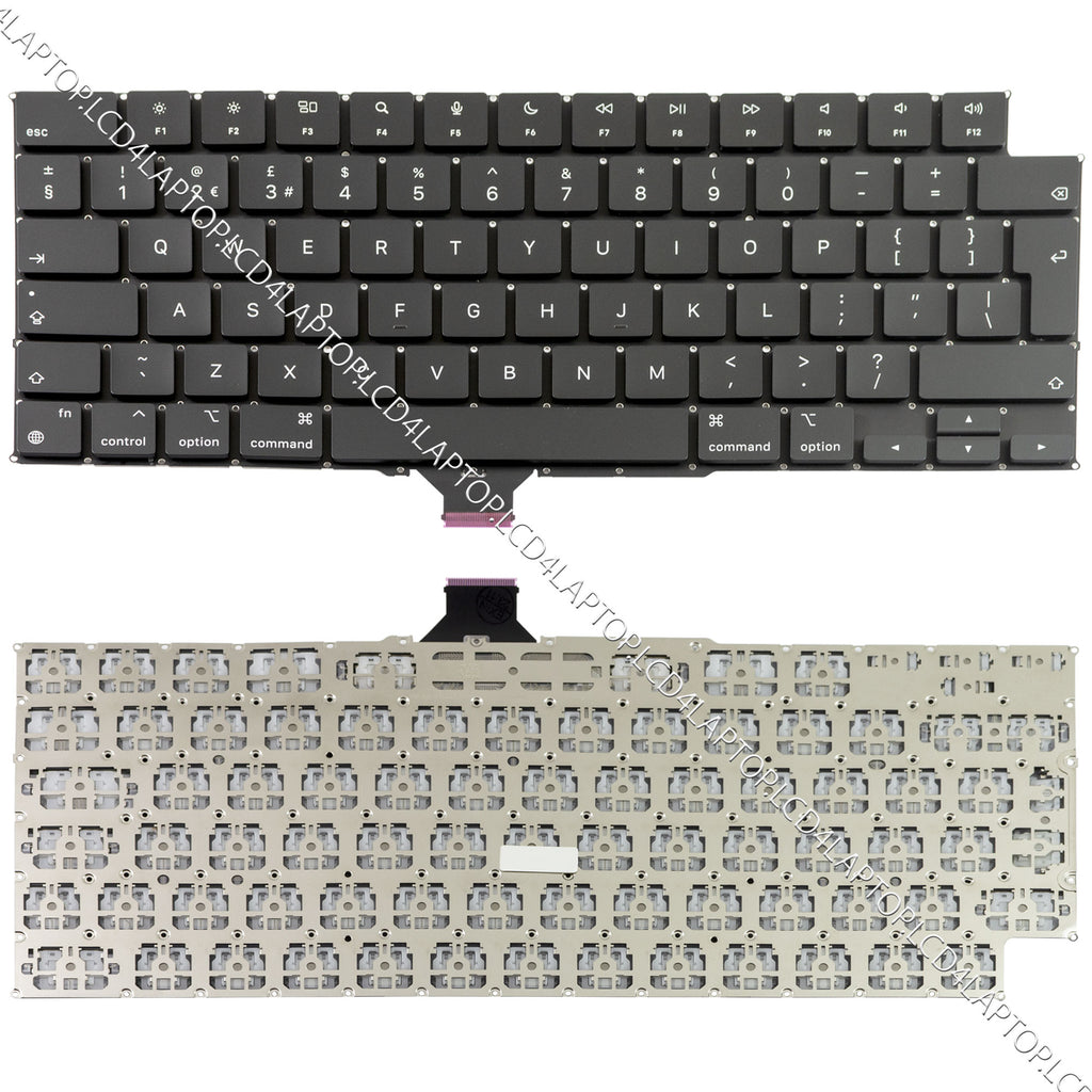 For Apple Macbook Pro 16” A2485 2021 A2442 2020 Keyboard UK Layout - Lcd4Laptop