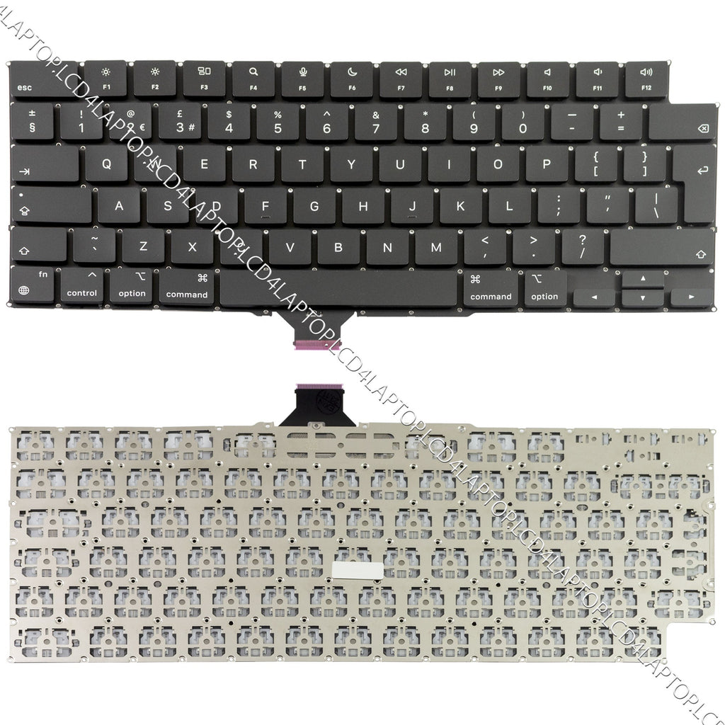 For Apple Macbook Pro Keyboard UK 14" 16" A2442 A2485 2021 2022 M1 - Lcd4Laptop