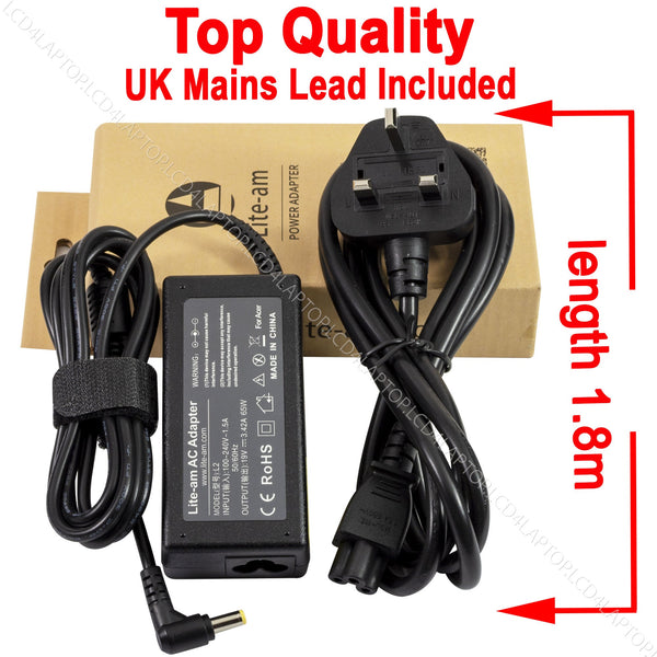 For Acer Aspire 1 A114-32-C6E1 Laptop AC Adapter Charger PSU - Lcd4Laptop