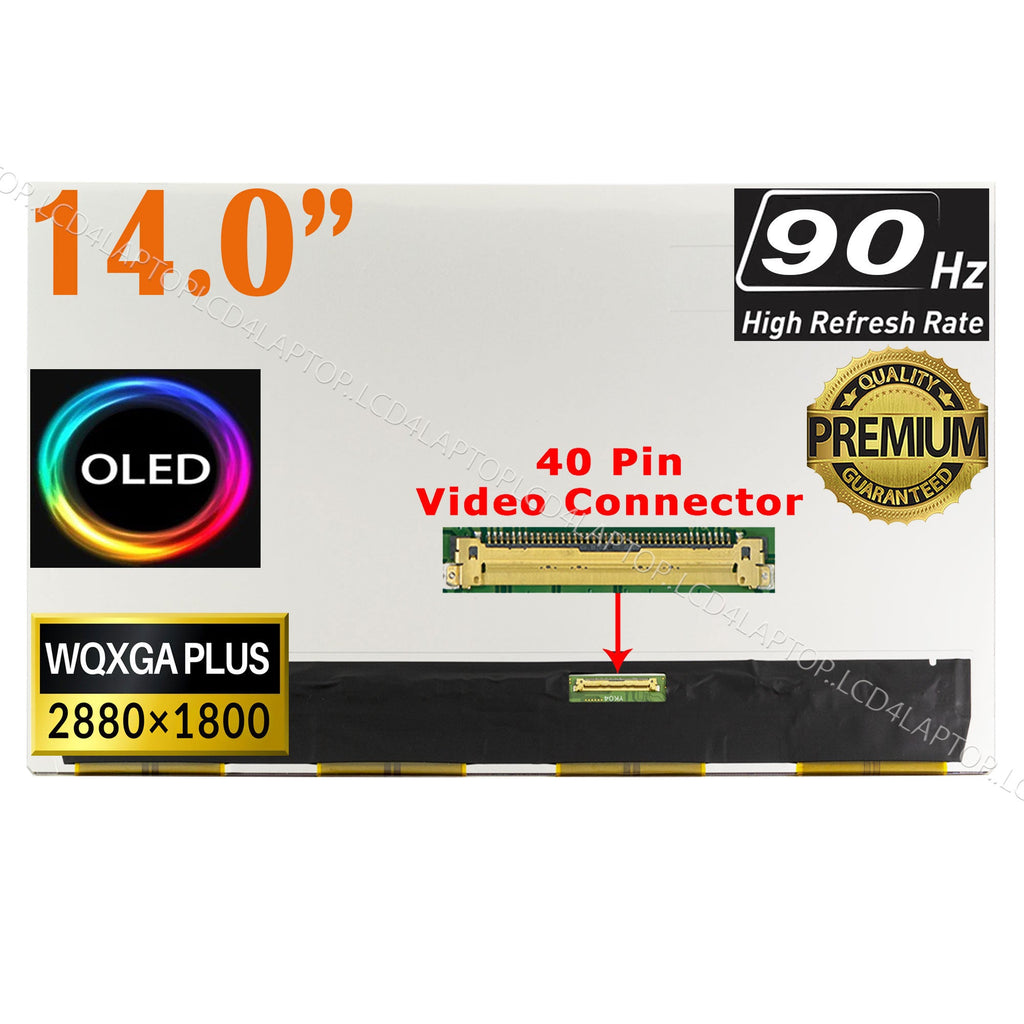 For ATNA40YK04 ATNA40YK07 ATNA40YK07-0 14" OLED WQXGA+ Laptop Screen - Lcd4Laptop