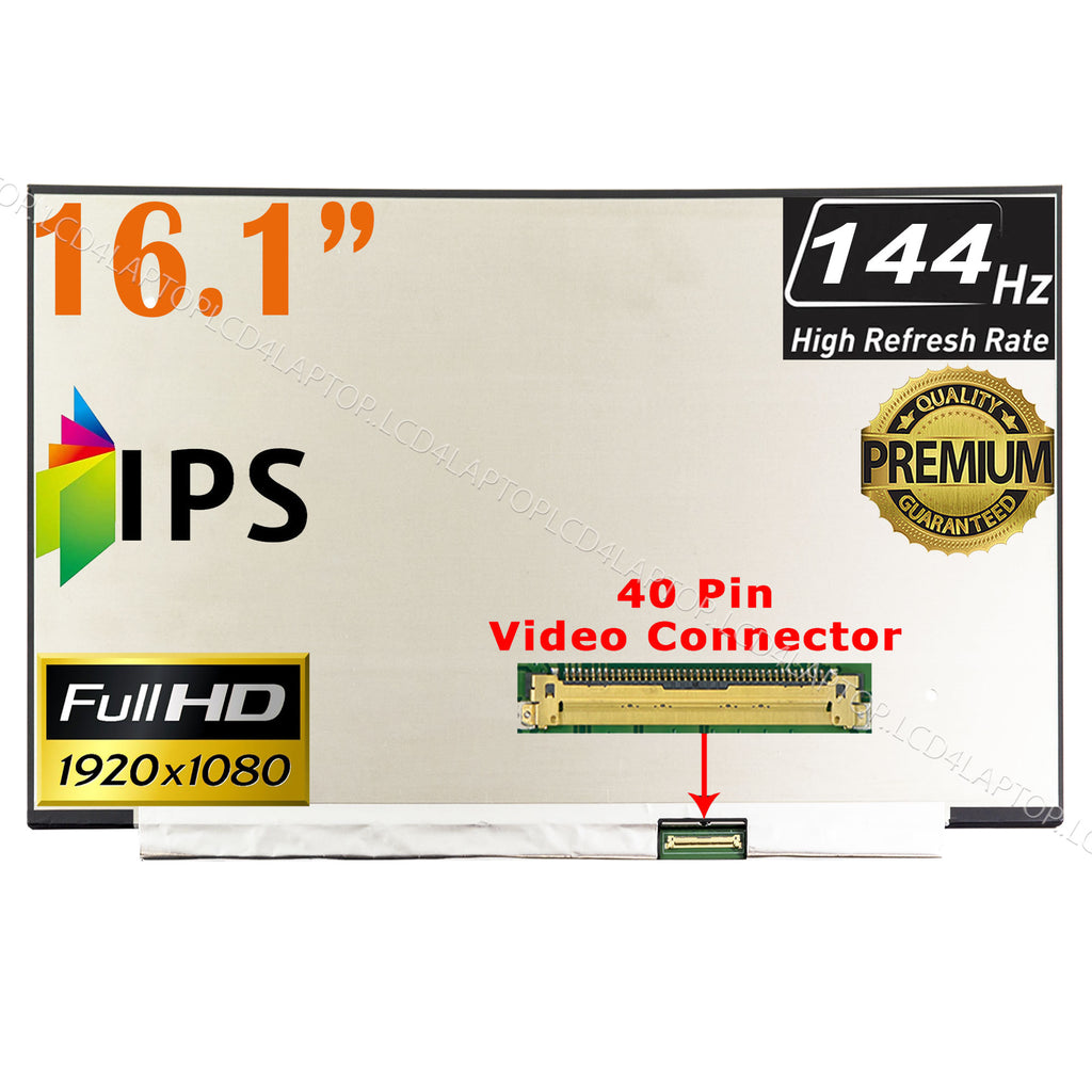 For N161HCA-GA1 16.1" 144Hz FHD IPS 16.7M 45% NTSC Laptop Screen - Lcd4Laptop