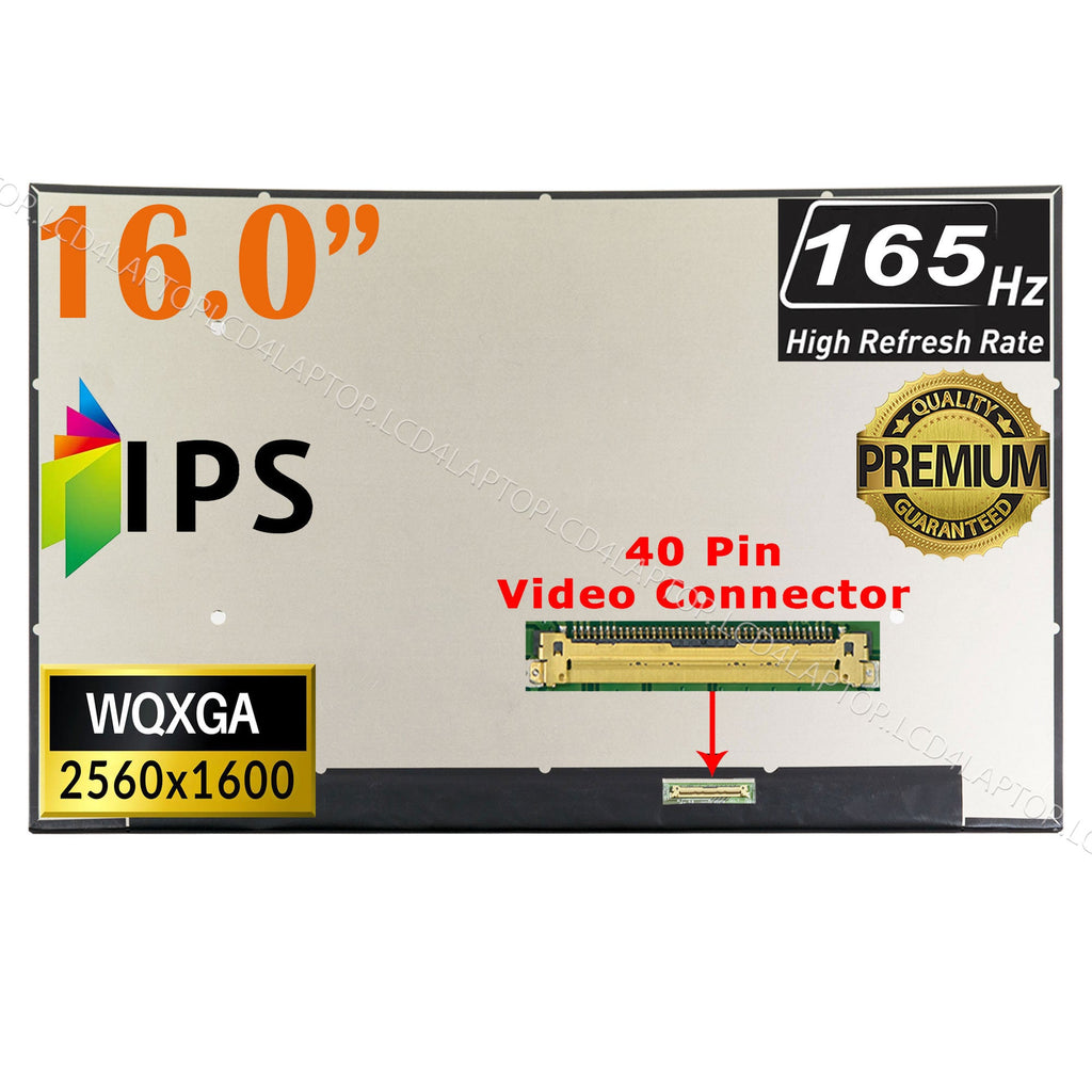 For 5D11C72402 None Glare (NE160QDM-NY1) 16" WQXGA 165Hz Laptop Screen - Lcd4Laptop