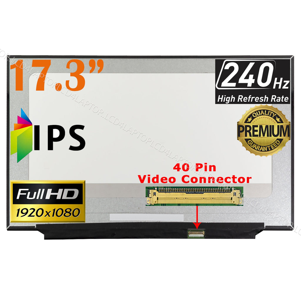 For AUO B173HAN05.0 0A 17.3" LED FHD IPS 240HZ Laptop Screen - Lcd4Laptop
