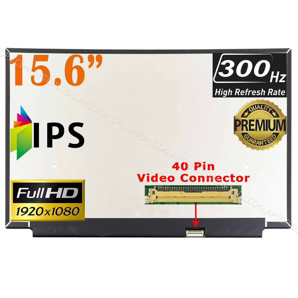 For GAMING SHARP LQ156M1JW38 15.6" 300Hz FHD IPS Laptop Screen - Lcd4Laptop