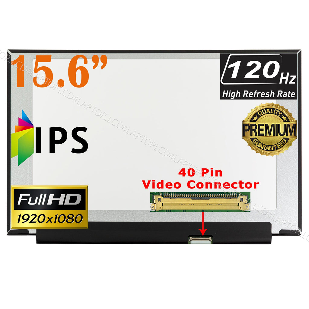 For LENOVO 5D10W86612 15.6" LED LCD 120Hz FHD IPS Laptop Screen - Lcd4Laptop