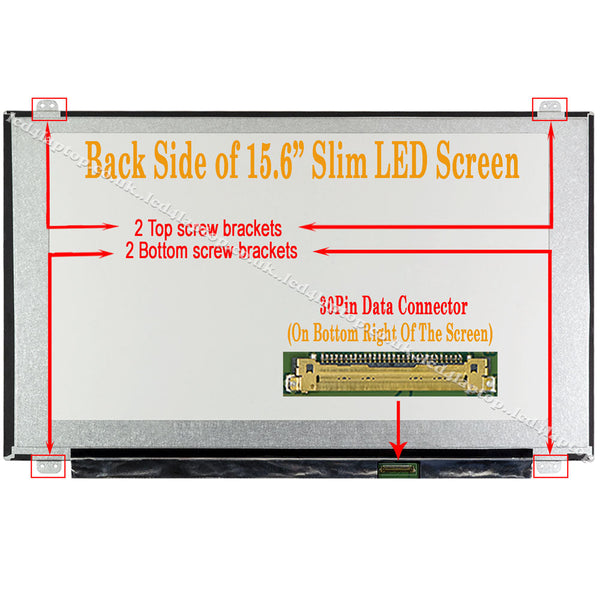 For LP156WF6(SP)(B2) LP156WF6(SP)(M3) Non-IPS Screen - Lcd4Laptop