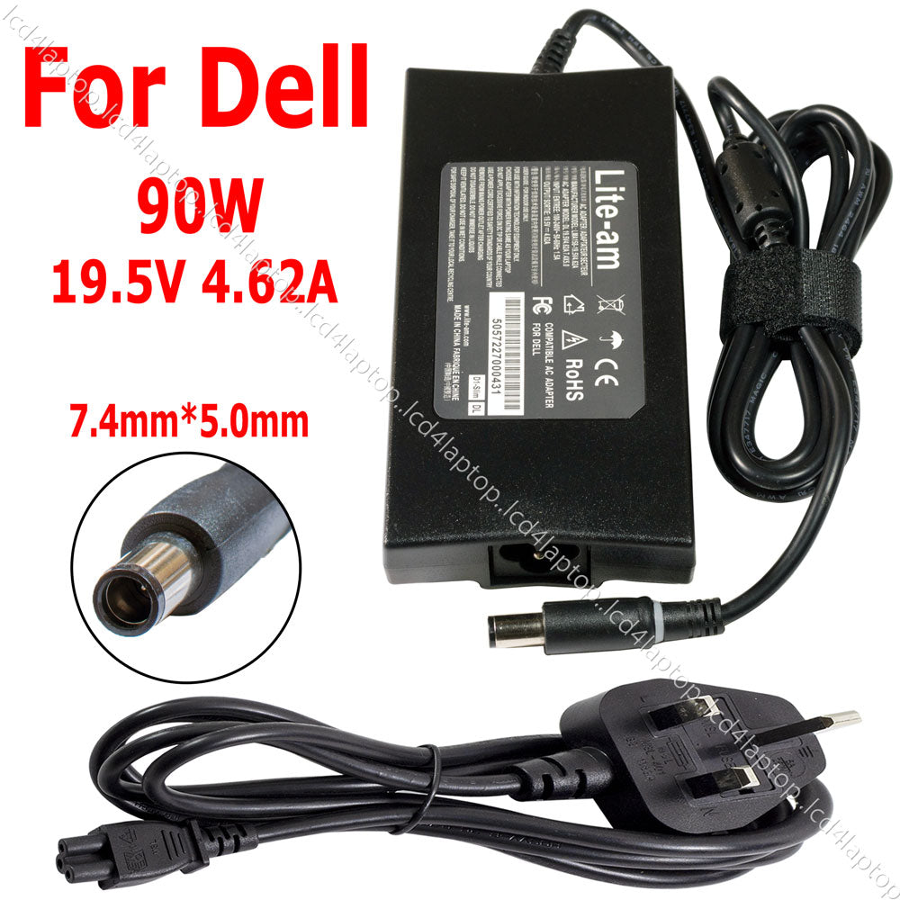 For Dell Alienware M11x R2 Laptop AC Adapter Charger PSU 90W 19.5V 4.62A - Lcd4Laptop