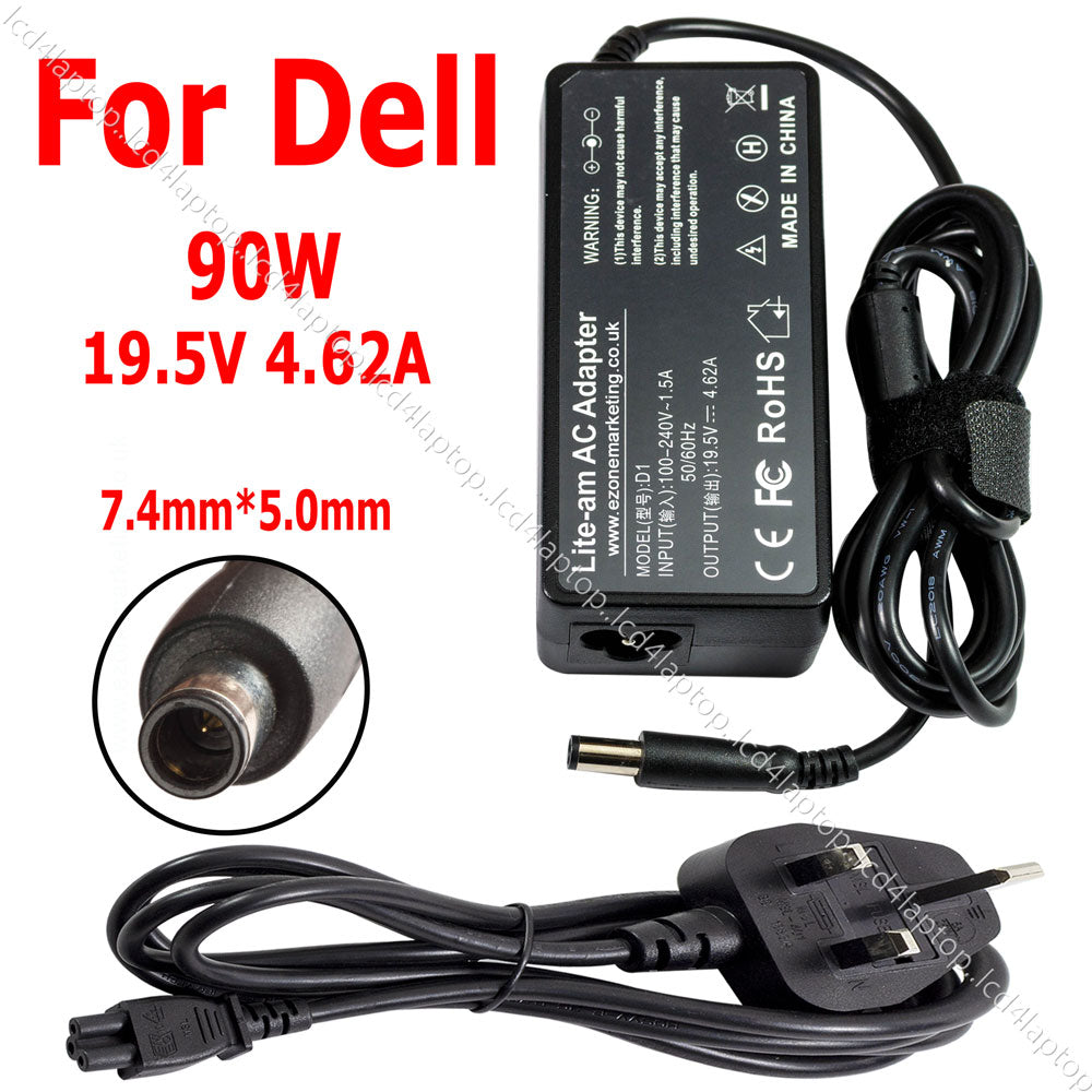 90W For Dell Latitude E7240 E7440 E6440 E6230 E6430 E6530 AC Adapter Charger UK - Lcd4Laptop