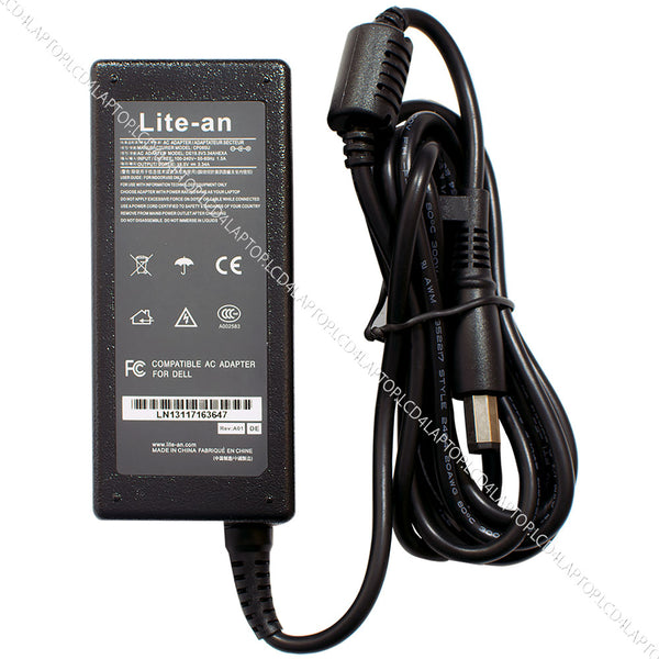 For Dell 65W 19.5V 3.34A 7.4mm*5.0mm Octagonal Pin Laptop AC Adapter Battery Charger Power Adapter - Lcd4Laptop