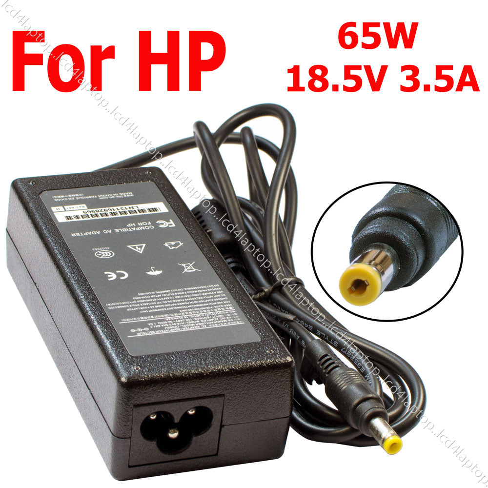 Replacement For HP Pavilion DM3-1030EA Laptop AC Adapter Charger 65W 18.5V 3.5A by Lite-am - Lcd4Laptop