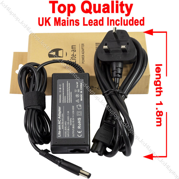 For HP 65W 18.5V 3.5A 7.4*5.0mm Laptop AC Adapter Battery Charger PSU - Lcd4Laptop