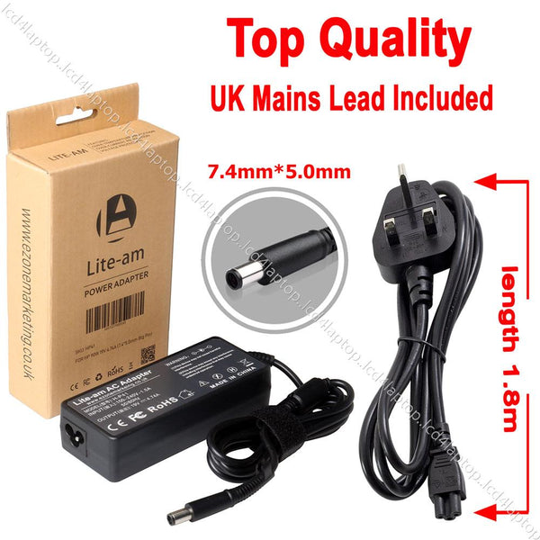 For HP ProBook 6560b Laptop AC Adapter Charger PSU - Lcd4Laptop