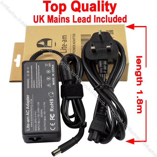 For HP 90W 19V 4.74A 7.4*5.0mm Laptop AC Adapter Charger PSU - Lcd4Laptop