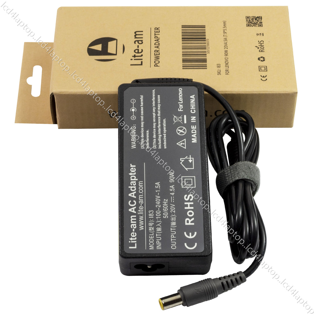 For Lenovo 90W 20V 4.5A 7.9*5.5mm Laptop AC Adapter Battery Charger Power Adapter - Lcd4Laptop
