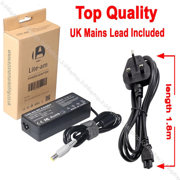For IBM Lenovo ThinkPad R500 2735 Laptop AC Adapter Charger PSU - Lcd4Laptop