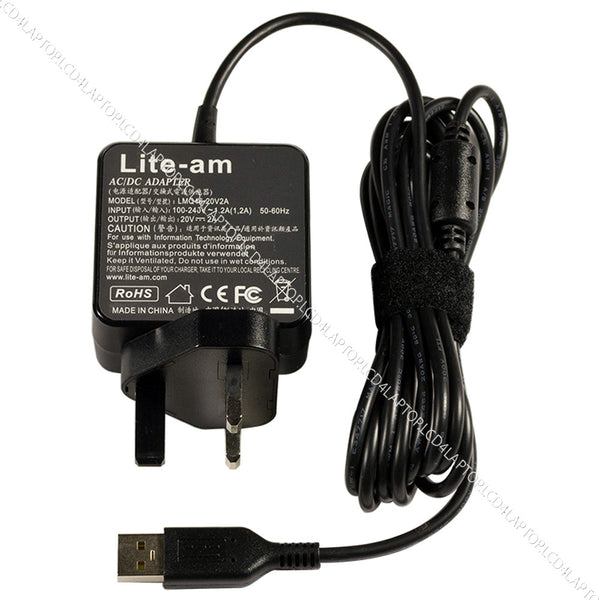 For Lenovo ADL40WCF 36200584 Laptop Tablet AC Adapter Charger 40W 20V 2A Replacement by Lite-am - Lcd4Laptop