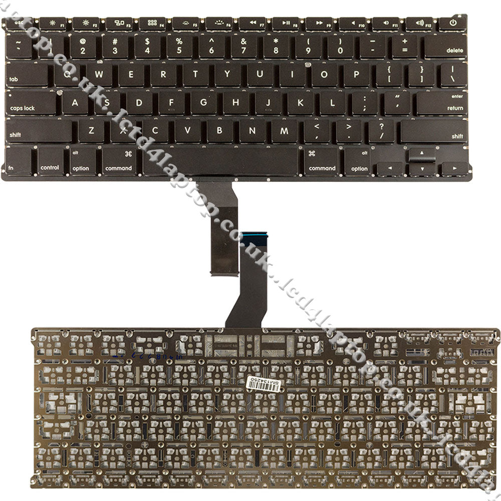 For US EMC 2392 2469 MacBook Air A1369 [Year Late 2010 & Mid 2011] & A1466 [Year Mid 2012, Mid 2013, Early 2014, Early 2015 & Mid 2017] Keyboard US MC965 966 MD231 232 - Without Backlight - Lcd4Laptop