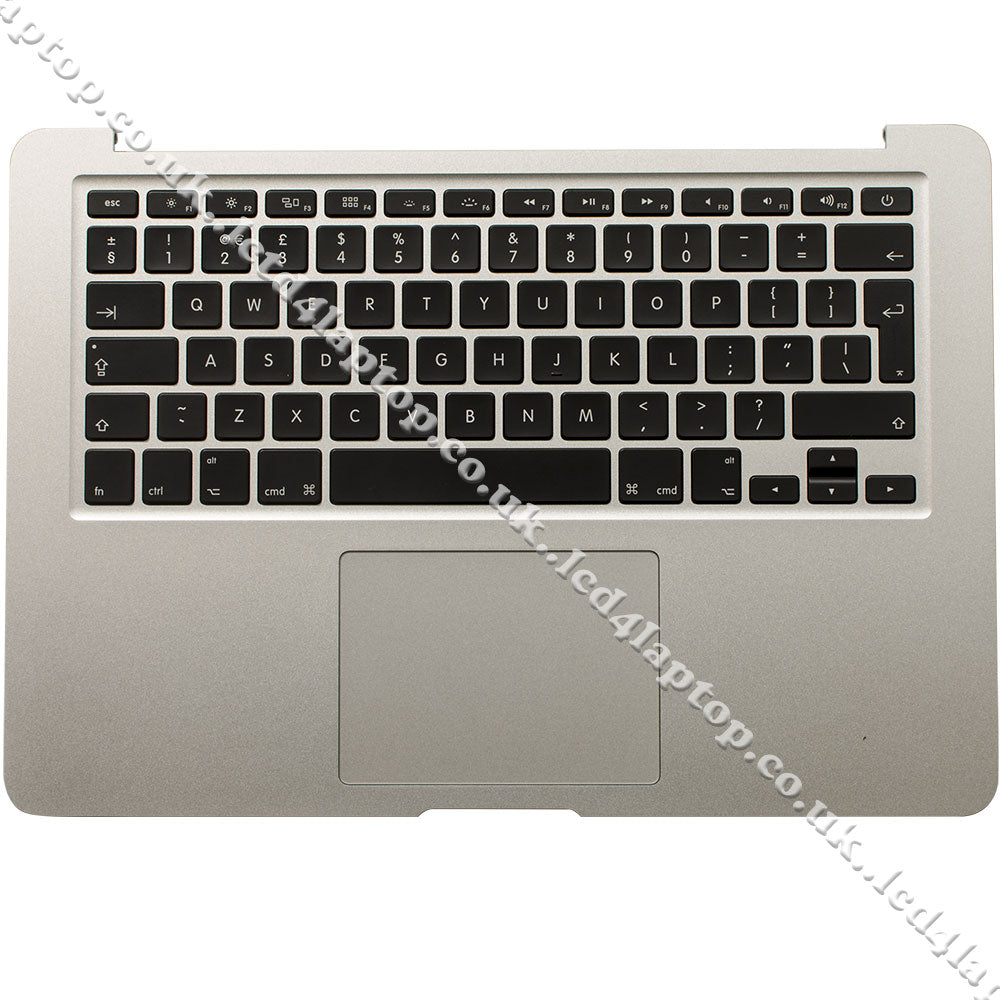 For Apple Macbook AIR 13" A1466 2013 2014 Palmrest Touchpad Top Case Keyboard UK - Lcd4Laptop