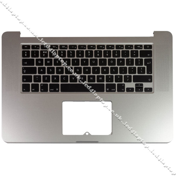 For Apple Macbook Pro A1398 15 Retina Palmrest Housing TopCase With UK Layout Keyboard Year 2013 2014 Lcd4Laptop