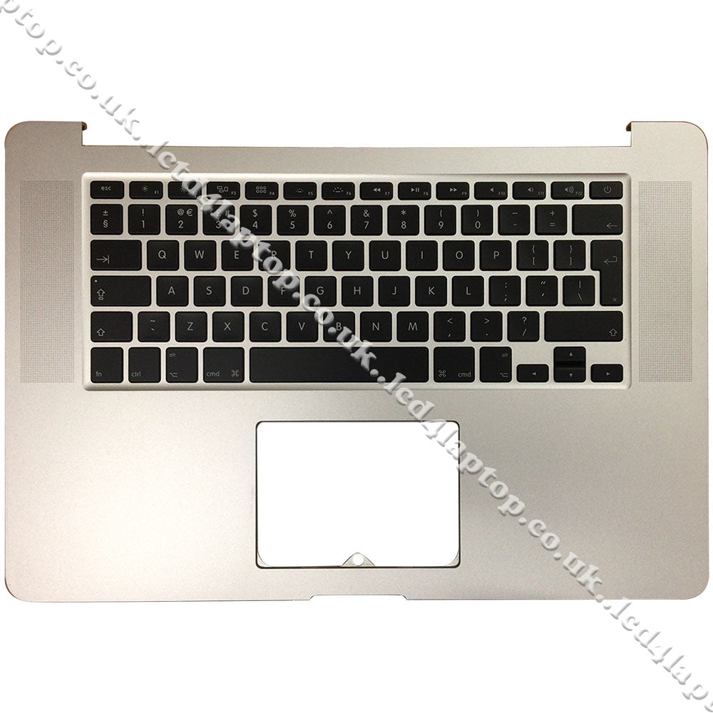 New Apple MacBook Pro 15" A1398 2015 Top case Palmrest UK Keyboard 613-00147 - Lcd4Laptop