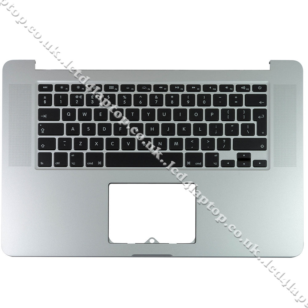EMC 2512 Macbook Pro 15" A1398 Mid 2012 Early 2013 Top Case Palmrest UK Keyboard - Lcd4Laptop