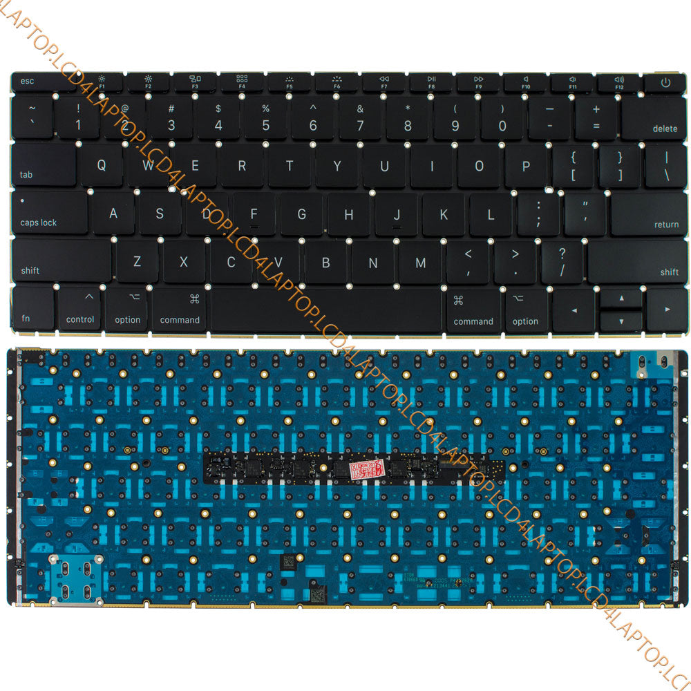 For US MNYF2LL/A MNYG2LL/A MacBook 12" Retina A1534 Year 2016 2017 Keyboard US Layout - Integrated Backlight - Lcd4Laptop