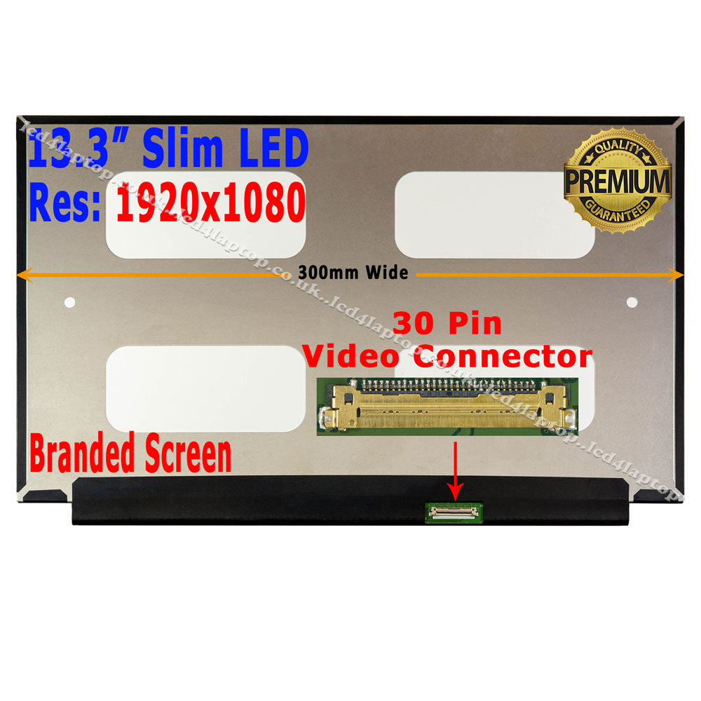 LG Display LP133WF4-SPB1 SP B1 Compatible 13.3" Laptop Screen 300MM IPS - Lcd4Laptop