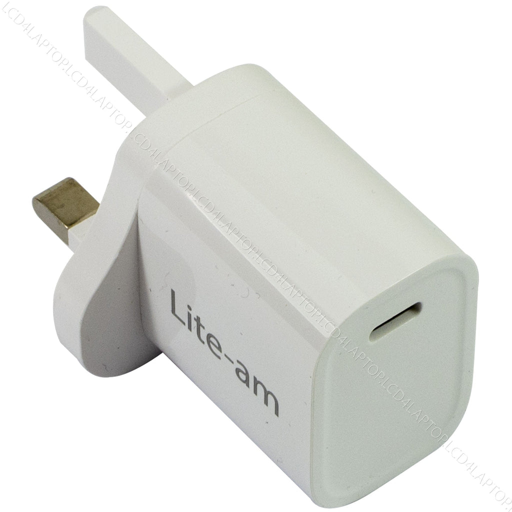 20W USB C AC Adapter UK Plug Charger For Samsung Galaxy A20