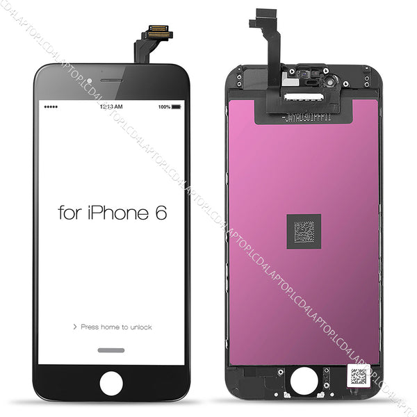 Apple iPhone 6 A1586 Touchscreen Digitizer Glass with LCD Screen Black - Lcd4Laptop