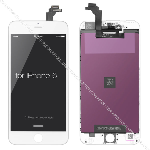 Apple iPhone 6 A1589 Touchscreen Digitizer Glass with LCD Screen White - Lcd4Laptop