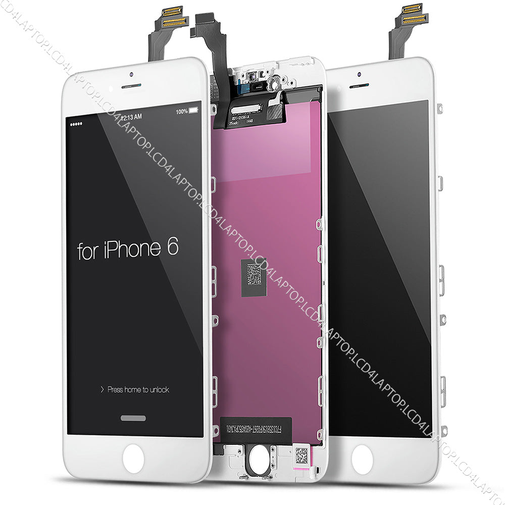 Apple iPhone 6 A1586 Touchscreen Digitizer Glass with LCD Screen White - Lcd4Laptop