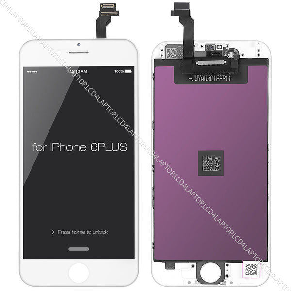 Apple iPhone 6 Plus A1524 Touchscreen Digitizer Glass with LCD Screen White - Lcd4Laptop