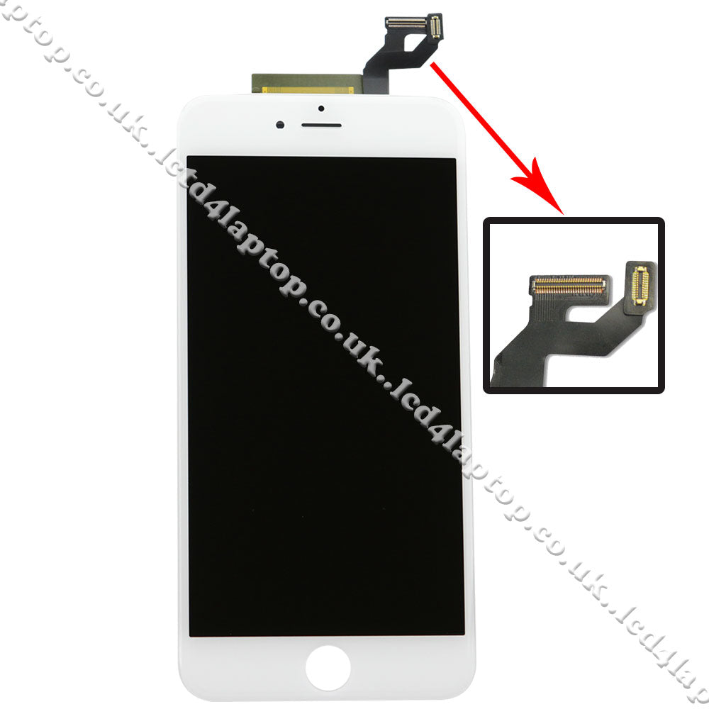 Apple iPhone 6S A1633 4.7" Touchscreen Digitizer Glass with LCD Screen White - Lcd4Laptop