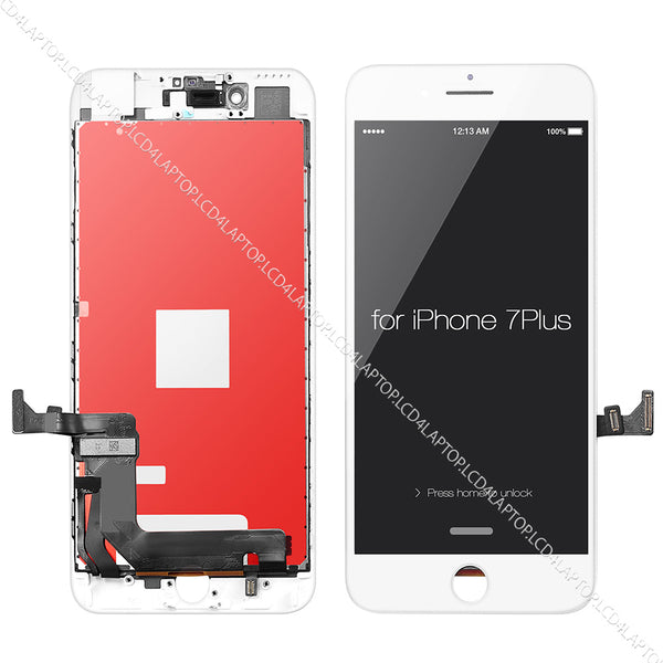 Apple iPhone 7 Plus A1661 Touchscreen Digitizer Glass with LCD Screen White - Lcd4Laptop