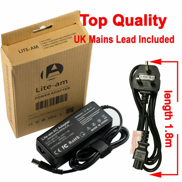 For Dell Inspiron 6000 Laptop AC Adapter Charger PSU 90W 19.5V 4.62A - Lcd4Laptop